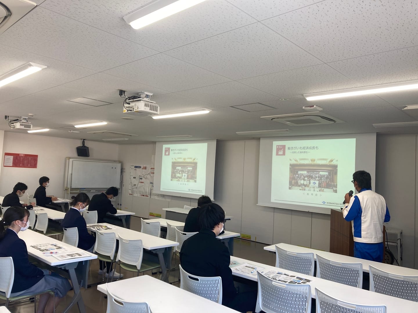 浜松城北工業高校の生徒さんが会社見学で来社されました！