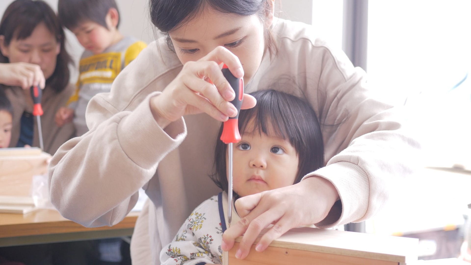 簡単DIYキャスター付き小物入れ作り＆新築見学会（ママレポーターより）