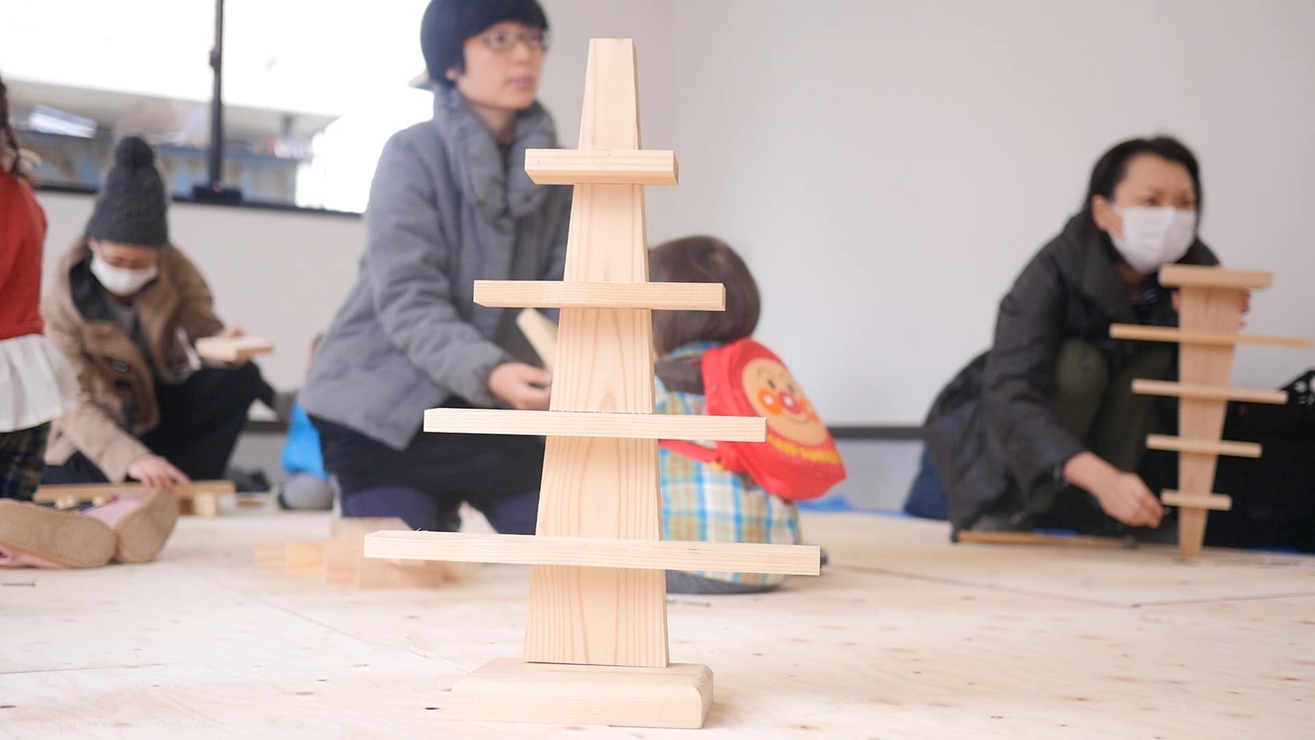 ミニクリスマスツリー作り＆新築住宅見学会・収納セミナー（ママレポーターより）