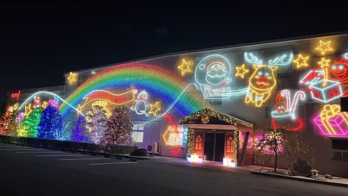 中央区佐藤に突如現れるイルミネーションって知ってる？