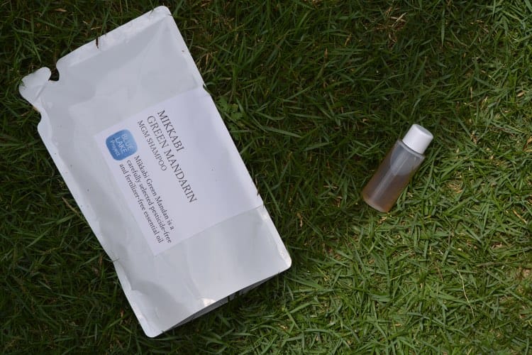 BLUE LAKE Project～廃棄される青みかんがシャンプーに！？～