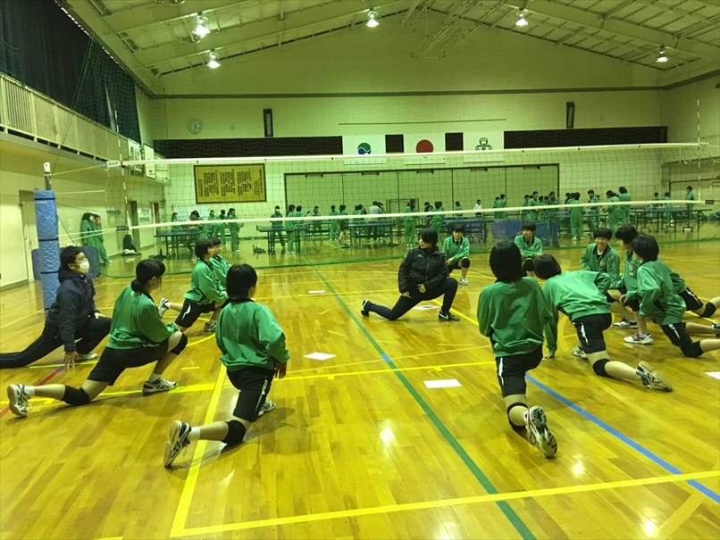 【浜名中女子バレー部サポート】浜松医療学院　身体サポート編②！！