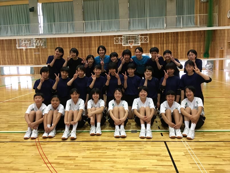 【浜名中女子バレー部サポート】プロ選手が直接指導！ブレス浜松の直伝クリニック実践編